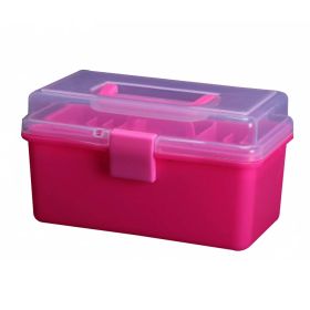 Multipurpose Portable Home Storage Box Toolkit Toolbox Medicine Box,Pink