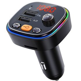 FM Modulator USB 3.1A Fast Charge Transmitter FM Bluetooth Car Radio Adapter Wireless Handsfree Support U Disk TF Card Playback