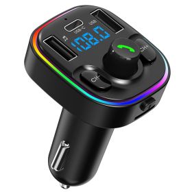 FM Transmitter Handsfree Lossless MP3 Player Dual TF Card U Disk Charger Bluetooth-compaitable 5.0 Radio Modulator Car Kit