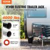 VEVOR Electric Trailer Jack, Power Tongue Jack Weight Capacity 4000 lbs, 9.84"-33.85" Electric Tongue Jack with Waterproof Cover for Lifting RV Traile