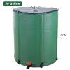 50 Gallon Folding Rain Barrel Water Collector Green