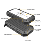 Support for wireless charging devices conforming to the QI protocol USB Solar Charger Mobile Phone Accessories Universal Charger Solar Mobile Phone Ch