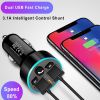 Car Charger MP3 Player FM Receiver Charger Mini Dual USB Fast Charger Modulator Player Audio Receiver Handsfree Wireless FM Transmitter Radio Player