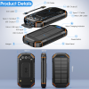 20000 mAh Wireless Solar Mobile Charger Solar Mobile Phone Accessories Universal Charger Solar Mobile Phone Charger Wii Solar Charger