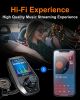 Bluetooth FM Transmitter in-Car Wireless Radio Adapter Kit W 1.8" Color Display Hands-Free Call AUX in/Out SD/TF Card USB Charger PD 20W for All Smart