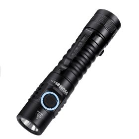 Portable Strong Light C-port Direct Charging Flashlight (Option: Black 2700k without battery)