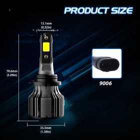 Simple And Creative Automotive LED Bulbs (Option: Style9007)