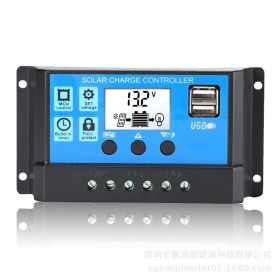 PWM solar energy controller 10A-60A charge and discharge controller for household energy storage electric vehicles (Ships From: China, Color: ICharger-PWM-40A-N)