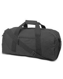 Liberty Bags 8806 Game Day Large Square Duffel (Color: Charcoal, size: OS)