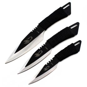 Magic Scorpion Three-piece Small Knife Set Wild (Option: Large Medium small)